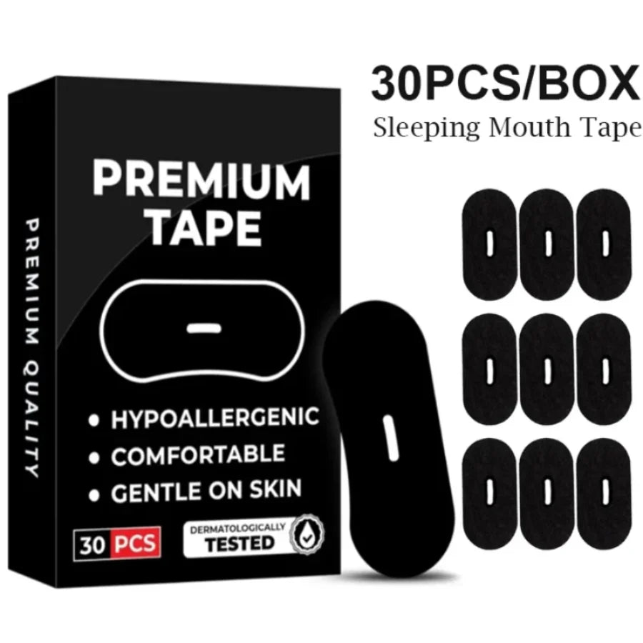 Mouth Tape for Better Sleep – 30 Pack, Anti-Snoring Strips