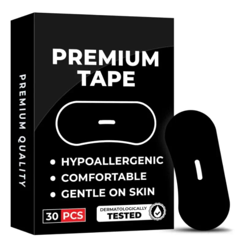 Mouth Tape for Better Sleep – 30 Pack, Anti-Snoring Strips