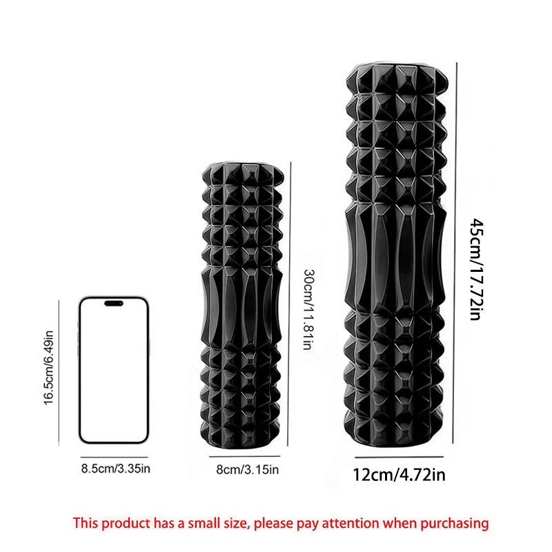 Foam Massage Roller for Muscle Recovery – 45cm & 30cm