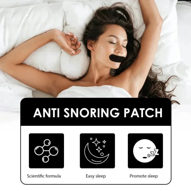 Mouth Tape for Better Sleep – 30 Pack, Anti-Snoring Strips