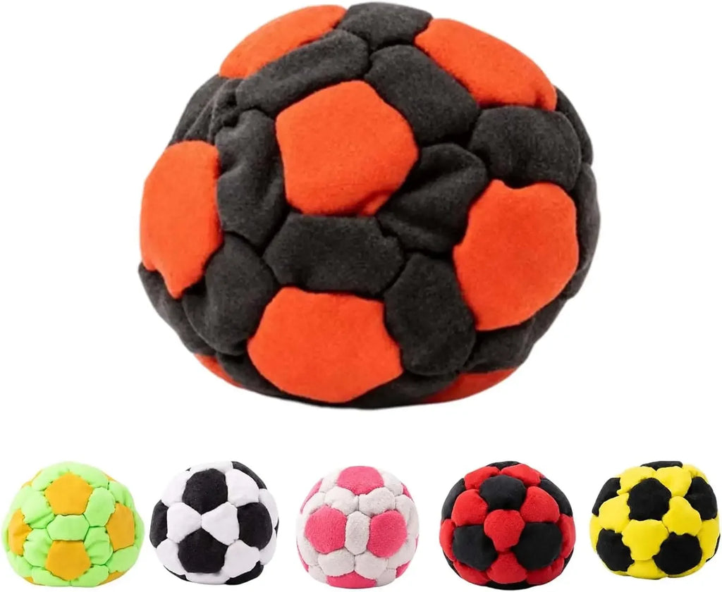Ruziyoog Hacky Sack, Handmade Crochet Footbag Juggling Balls for Adults Beginners Outdoor Party