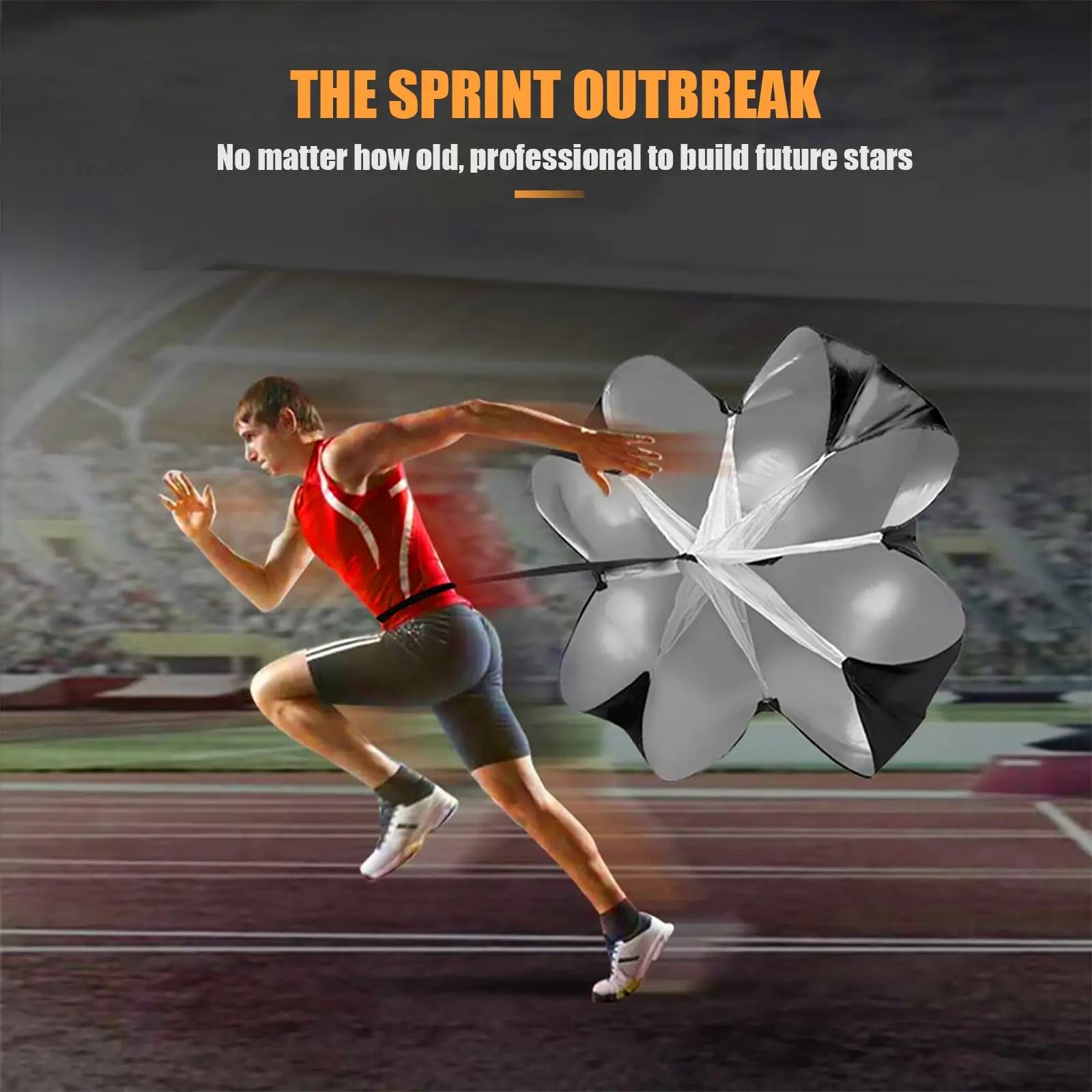 Speed Training Parachute – Resistance Sprint Chute for Athletes