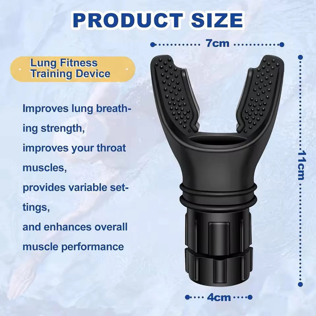 Lung Capacity Breathing Trainer – Adjustable Resistance Exerciser