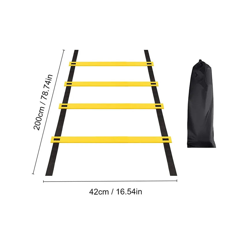 Agility Speed Ladder – 6m & 2m for Sports & Footwork Training