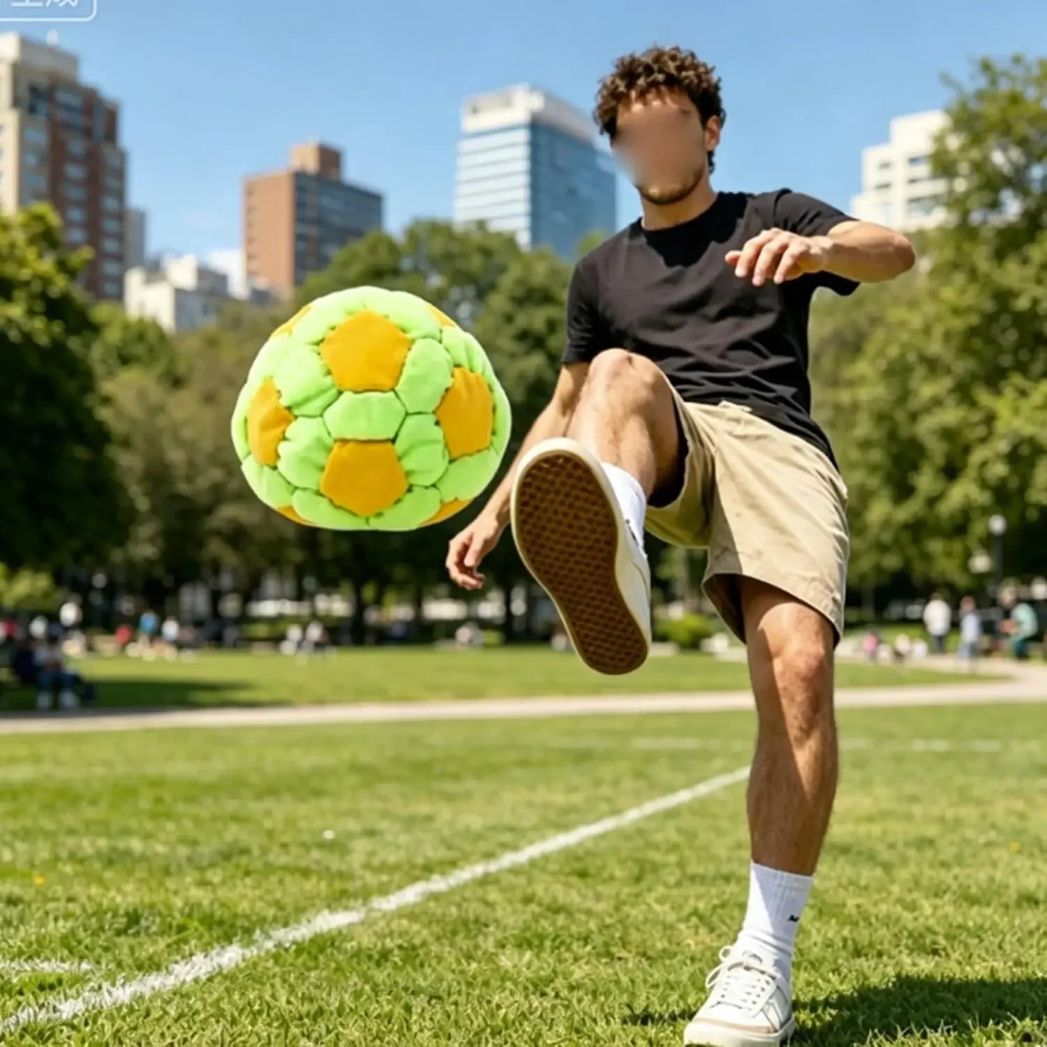 Ruziyoog Hacky Sack, Handmade Crochet Footbag Juggling Balls for Adults Beginners Outdoor Party
